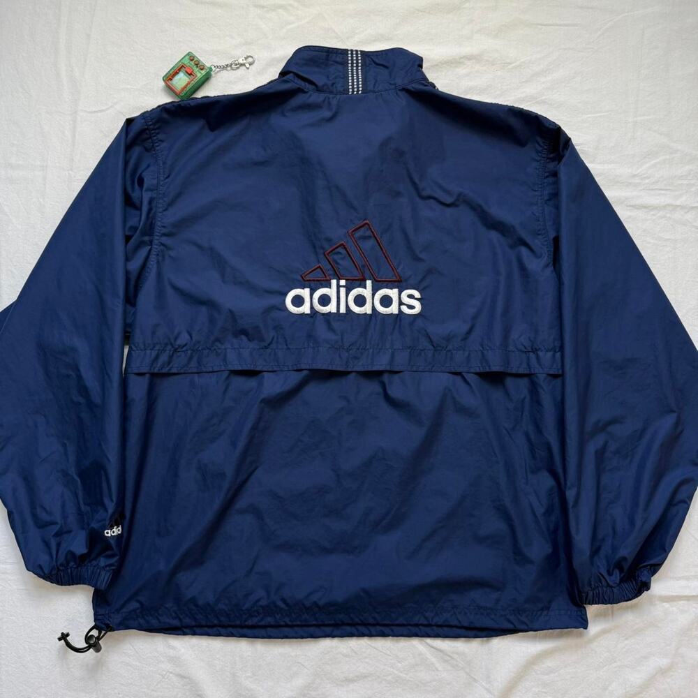 Vintage 90’s Adidas Anorak Jacket - XL - Navy